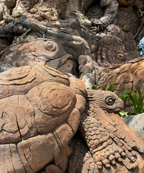 turtle_carving_tree_of_life_animal_kingdom